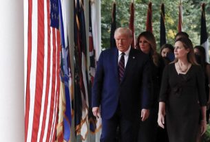 Donald Trump et la juge Amy Coney Barrett