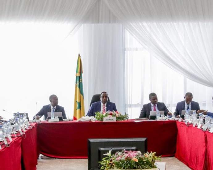 Conseil des ministres Senegal Canalactu