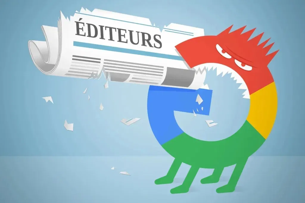photo d'illustration Google et les droits voisins
