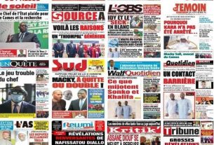 Revue de la presse sénégalaise du mercredi 9 décembre 2020.