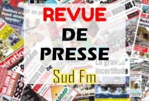 Revue de presse sénégalaise de sud FM.