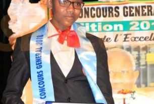 Photo de la meilleure élève du Sénégal Diarry Sow.