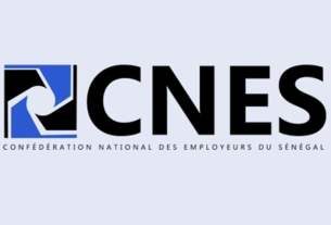 Logo du Confédération Nationale des Employeurs du Sénégal (CNES).