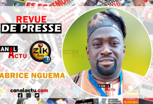 Revue de presse Zik Fm Frabrice Nguema.