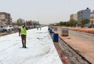 Sentier BRT à Dakar