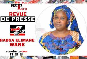 Revue de presse Sud Fm Habsa Elimane Wane canalactu