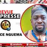 Revue de presse Zik Fm de Fabrice Nguema.