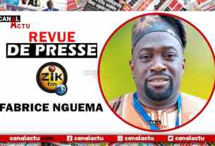 Revue de presse Zik Fm de Fabrice Nguema.