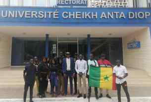 Habib Niang à l'université Cheikh Anta Diop de Dakar (ucad).