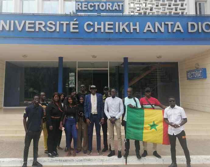 Habib Niang à l'université Cheikh Anta Diop de Dakar (ucad).