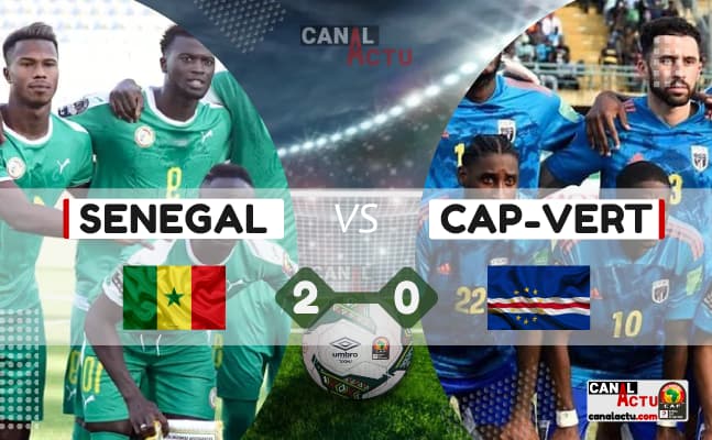 CAN Cameroun 2021 Sénégal vs Cap-Vert.