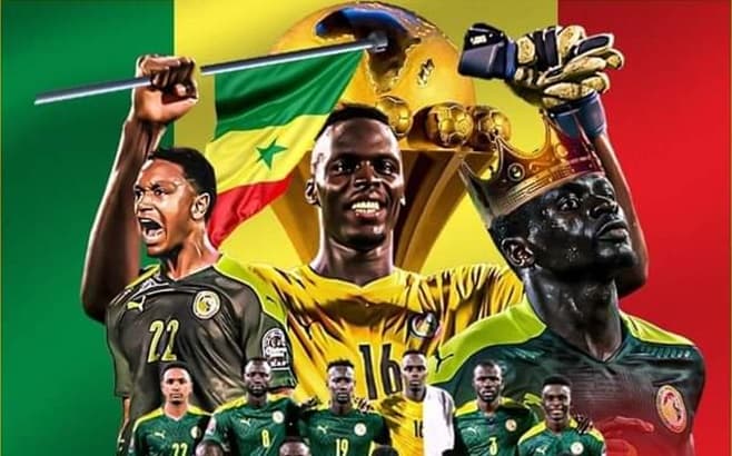 CAN finale Sénégal champion d'Afrique 2021.