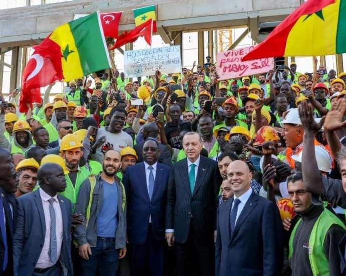 Macky sall et le président turque.