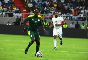 Kalilou FADIGA est le premier buteur au Stade Abdoulaye WADE de Diamniadio