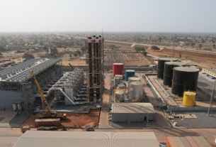 Centrale électrique Wärtsilä Flexicycle de130 MW Malicounda Melec power à Mbour