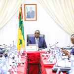 Conseil des ministres du gouvernement du Sénégal avec Macky sall.