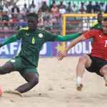 Beach Soccer Les Lions du Senegal vs Egypte en Coupe Cosafa.