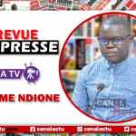 Revue de presse de Jerôme NDIONE sur Ahmed Aidara avec 2A TV.