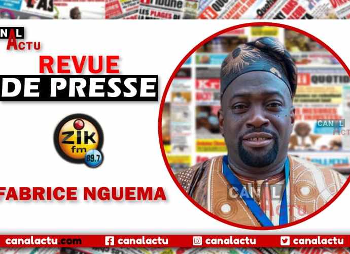Revue de presse Zik Fm avec Fabrice Nguema.