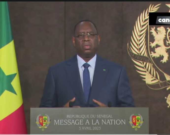 3 Avril 2023 : l'intégralité du message à la nation du président Macky SALL