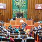 Premier ministre Ousmane Sonko à l'Assemblée nationale.