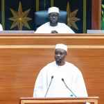 Premier ministre Ousmane Sonko à l'Assemblée nationale.