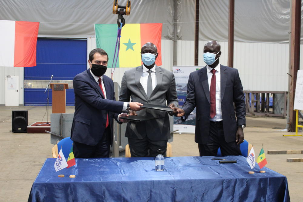 debute la construction du premier des trois OPV commandes par le Senegal