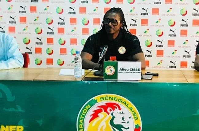 Aliou Cissé coach équipe nationale du Sénégal Lions.