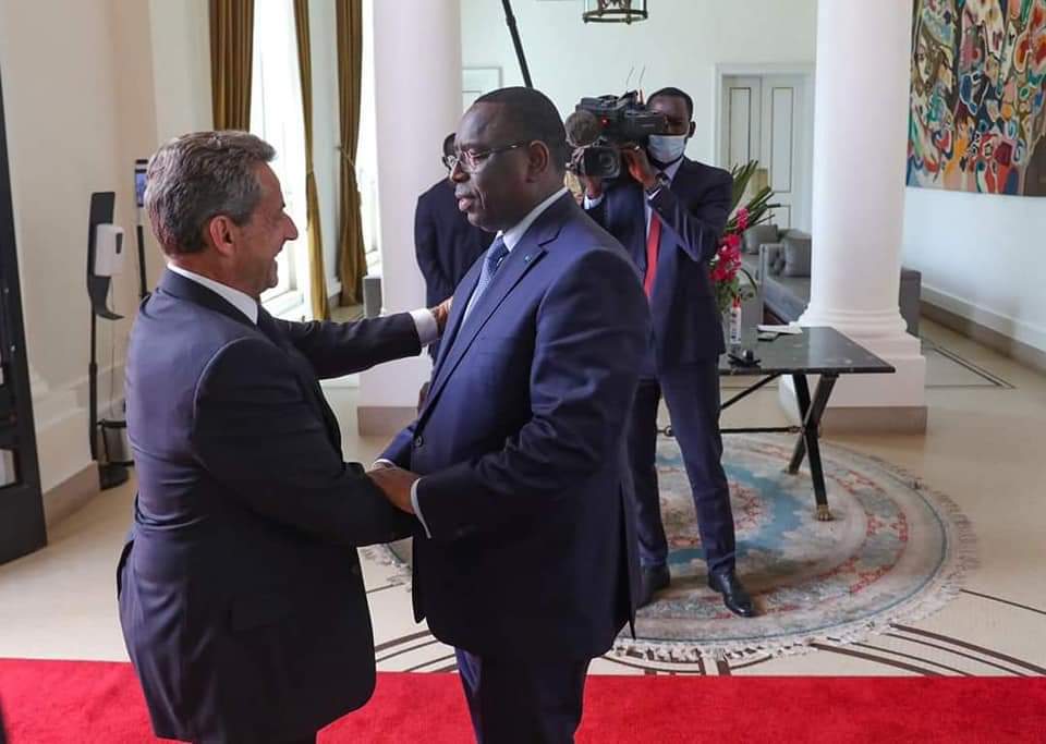Nicolas Sarkozy et Macky Sall.