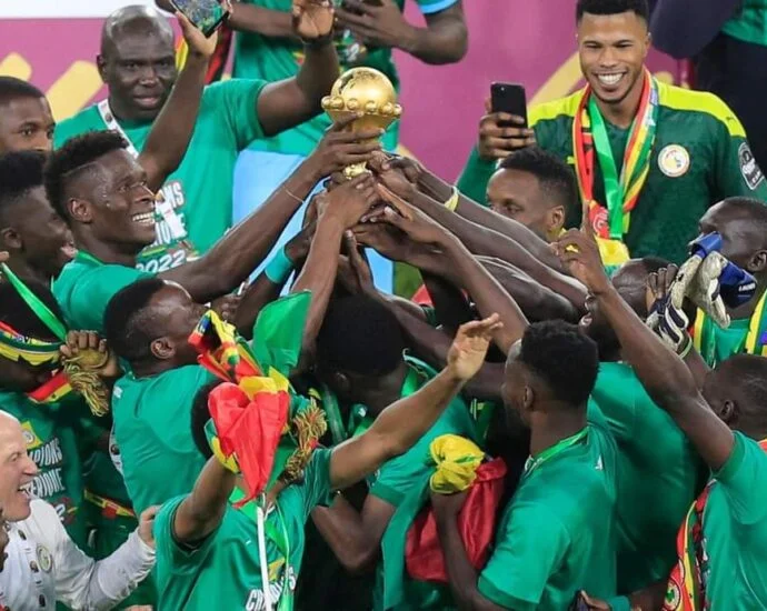 les lions de la teranga équipe nationale du Sénégal.