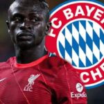 Sadio Mané avec logo Bayern