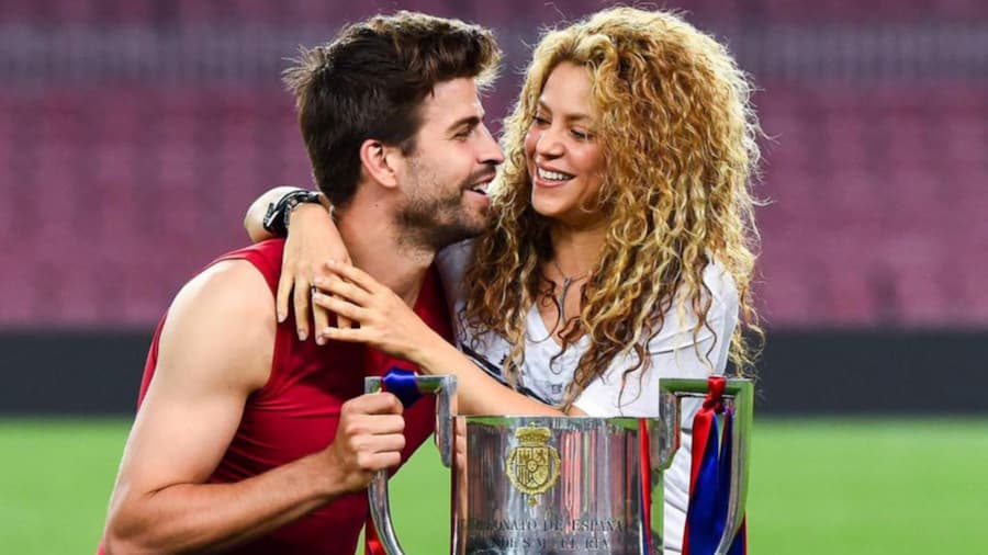 Le footballeur Gerard Piqué et Shakira.