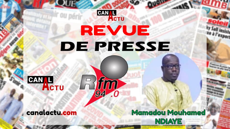 Revue de presse de RFM en Wolof.