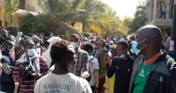 Ousmane Sonko au tribunal